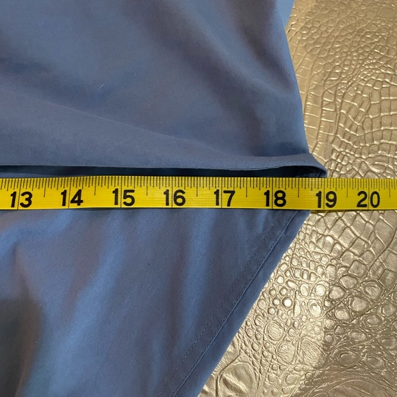 Pierre Cardin Estimated size XL Blue Long Sleeve Button Front Dress Shirt - Picture 6 of 8